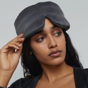 Lunya Washable Silk Weighted Sleep Mask - Meditative Grey